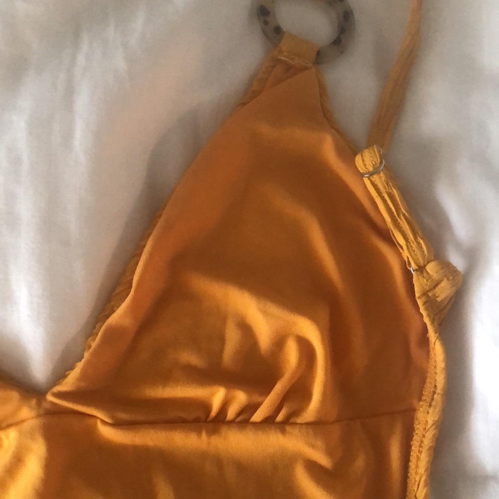 Yellow One-Piece Swimsuit - Picture 4 of 5